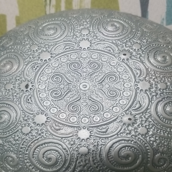 Turkish Topkapi Collection Large Art Glass Oval Bowl Reverse Enamel RARE - Picture 14 of 15